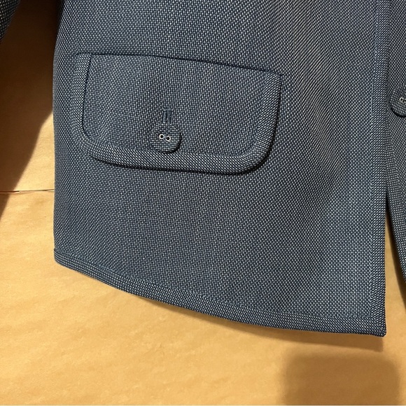 Proenza Schouler White Label Lucas Jacket in Wool Melange Denim Blazer Size 4 - Picture 6 of 11